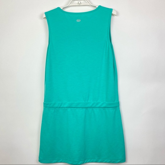 Reel Legends Tie Waist Tank Dress Green - Picture 4 of 6
